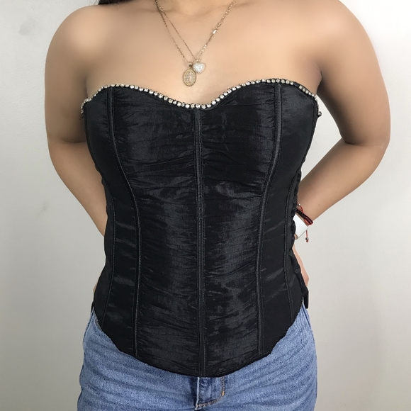 Tops Black Corset Poshmark